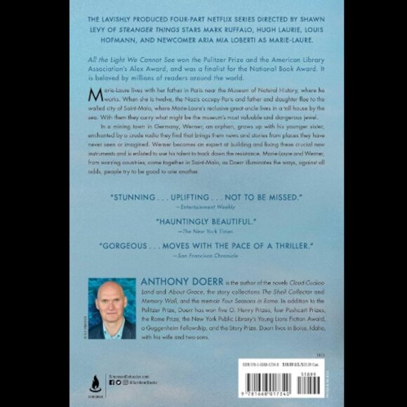 4/$30 Bundle; Novel: "All the Light We Cannot See" by Anthony Doerr - Picture 2 of 9